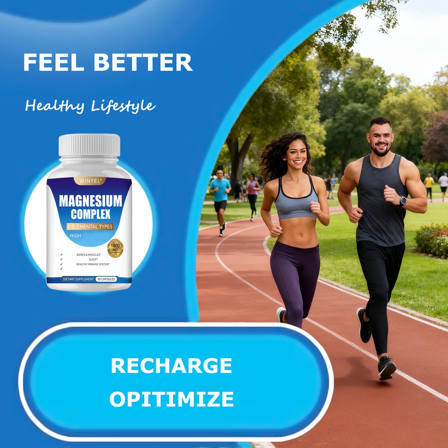 Magnesium Complex for Wellness 90 Capsules