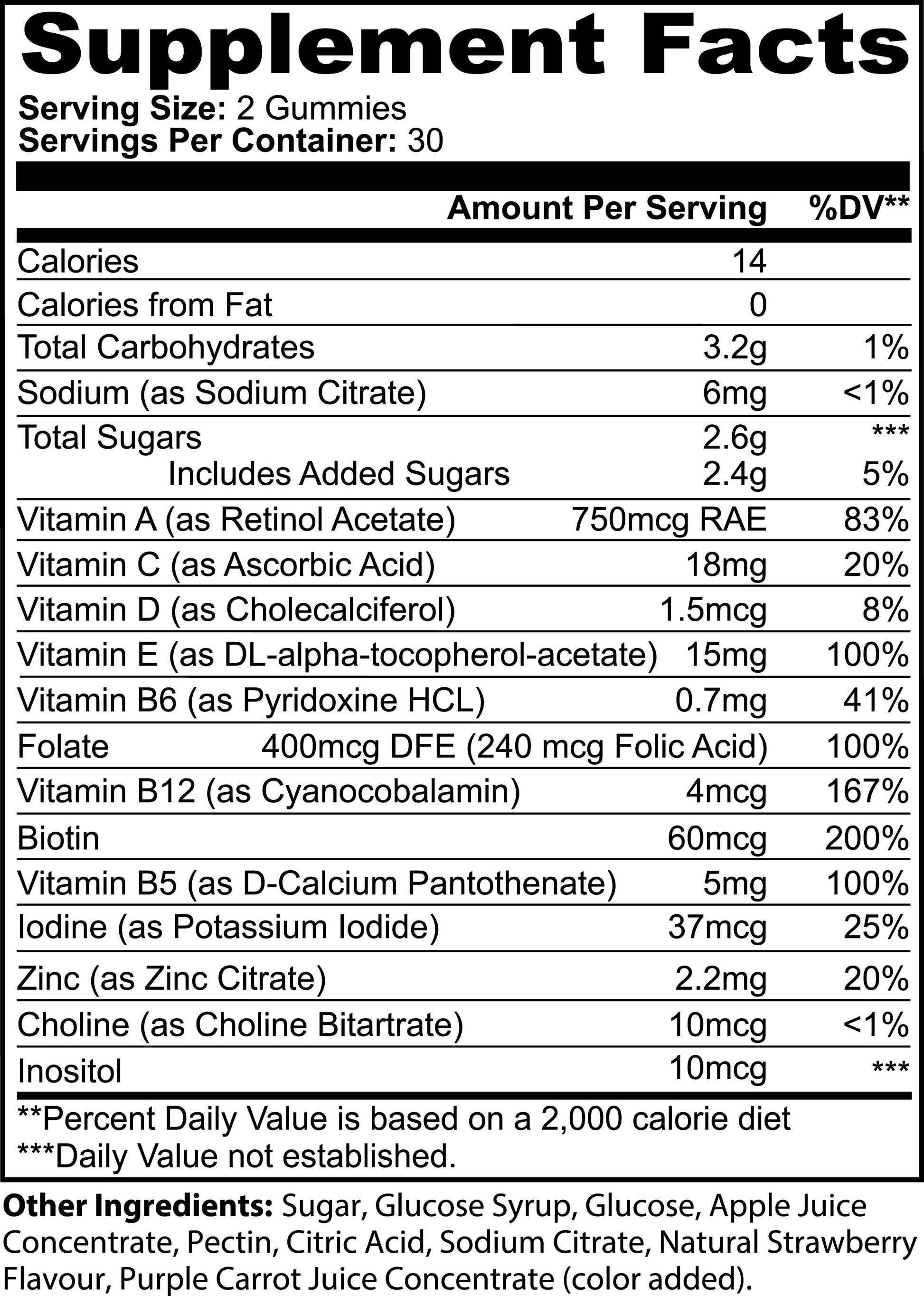 multivitamin bear gummies