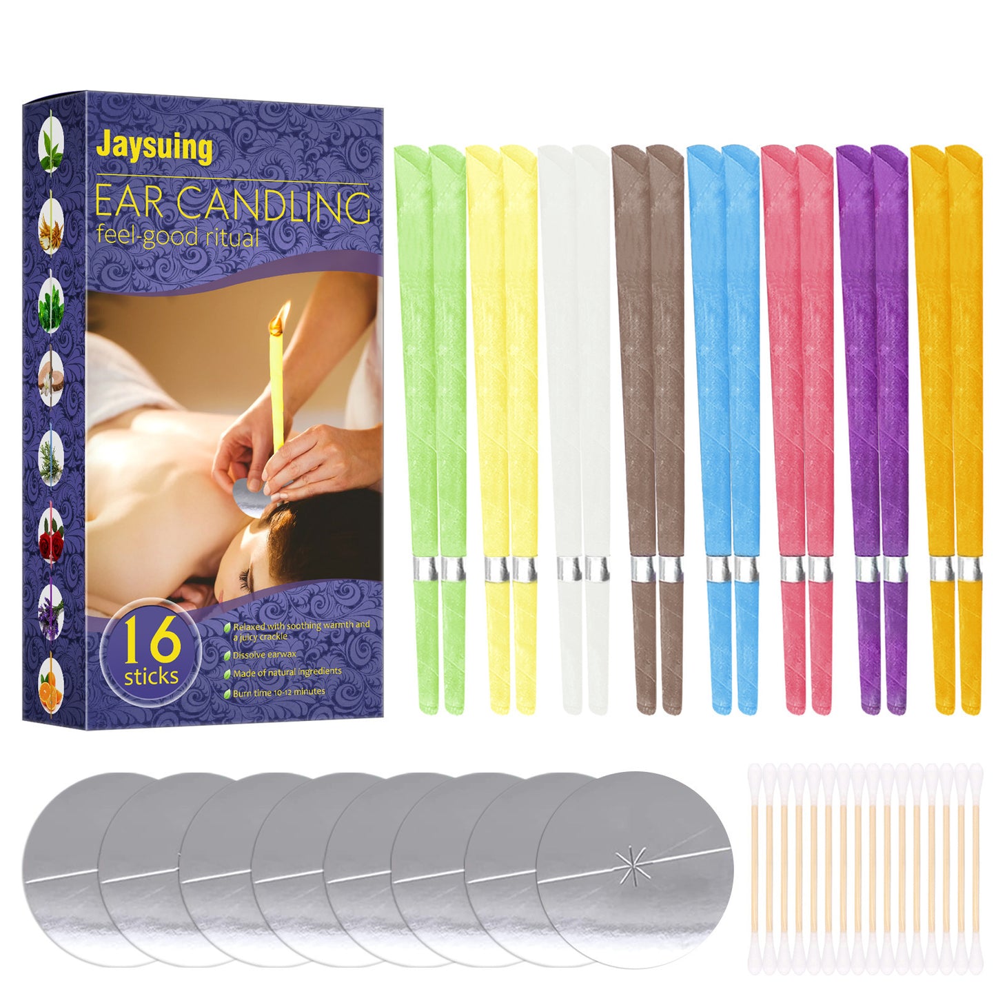 ear candle set for wax removal
