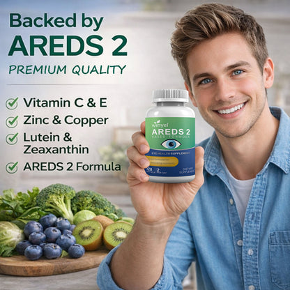 AREDS 2 eye support vitamins