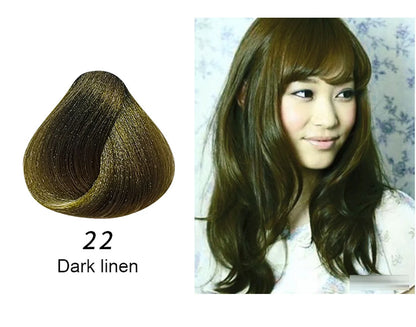Mokeru Argan Oil Natural Long Lasting Black Brown Permanent Hair Dye Shampoo For Gray Hair Caramel Coffee Magic Fast Color Dye