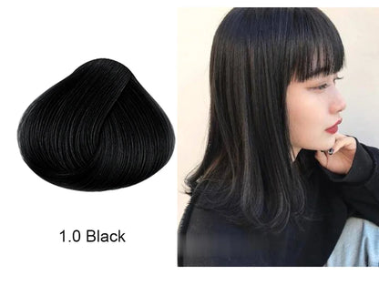 Mokeru Argan Oil Natural Long Lasting Black Brown Permanent Hair Dye Shampoo For Gray Hair Caramel Coffee Magic Fast Color Dye