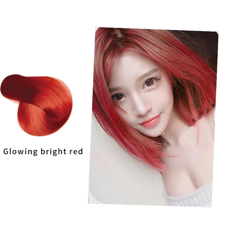 Mokeru Argan Oil Natural Long Lasting Black Brown Permanent Hair Dye Shampoo For Gray Hair Caramel Coffee Magic Fast Color Dye
