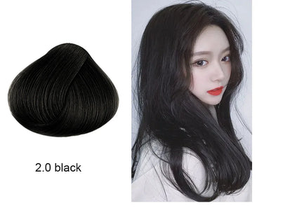 Mokeru Argan Oil Natural Long Lasting Black Brown Permanent Hair Dye Shampoo For Gray Hair Caramel Coffee Magic Fast Color Dye