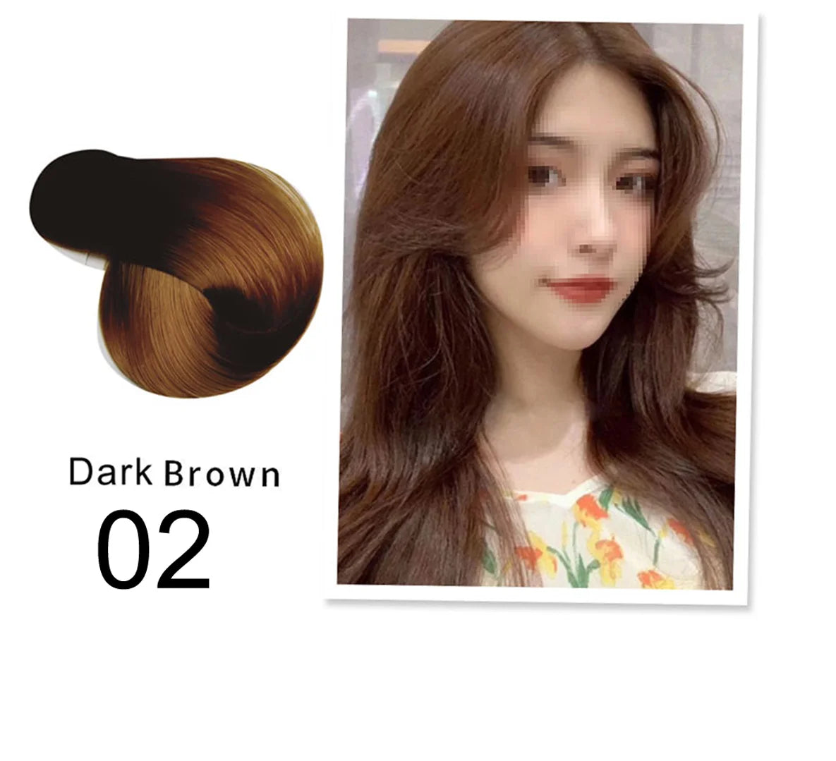 Mokeru Argan Oil Natural Long Lasting Black Brown Permanent Hair Dye Shampoo For Gray Hair Caramel Coffee Magic Fast Color Dye