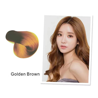 Mokeru Argan Oil Natural Long Lasting Black Brown Permanent Hair Dye Shampoo For Gray Hair Caramel Coffee Magic Fast Color Dye