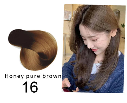 Mokeru Argan Oil Natural Long Lasting Black Brown Permanent Hair Dye Shampoo For Gray Hair Caramel Coffee Magic Fast Color Dye