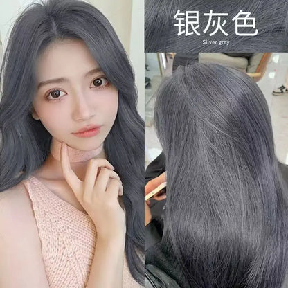 Mokeru Argan Oil Natural Long Lasting Black Brown Permanent Hair Dye Shampoo For Gray Hair Caramel Coffee Magic Fast Color Dye