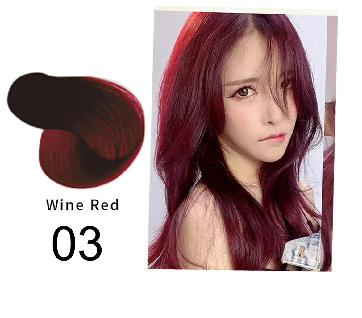 Mokeru Argan Oil Natural Long Lasting Black Brown Permanent Hair Dye Shampoo For Gray Hair Caramel Coffee Magic Fast Color Dye