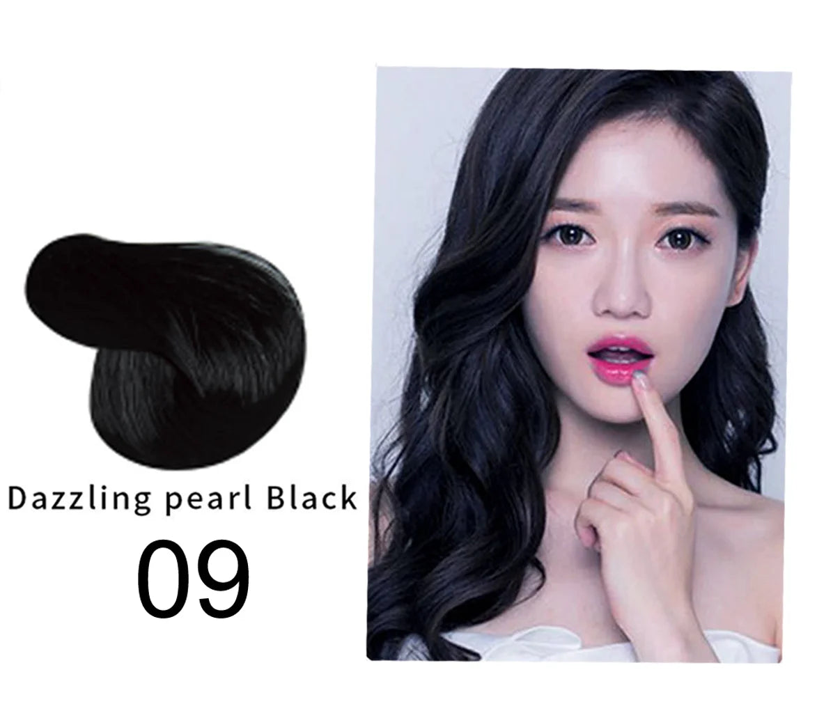 Mokeru Argan Oil Natural Long Lasting Black Brown Permanent Hair Dye Shampoo For Gray Hair Caramel Coffee Magic Fast Color Dye