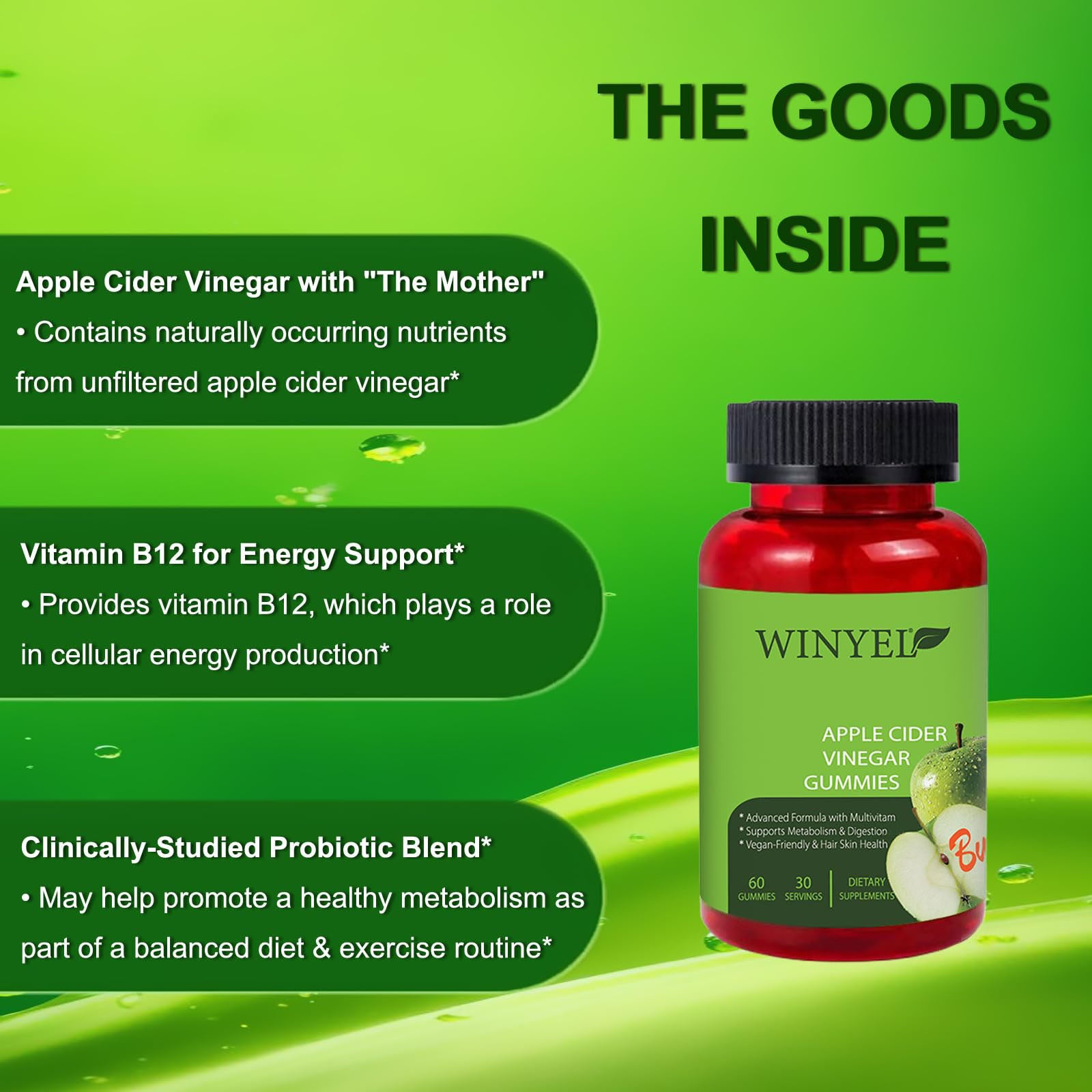 apple cider vinegar gummies for energy