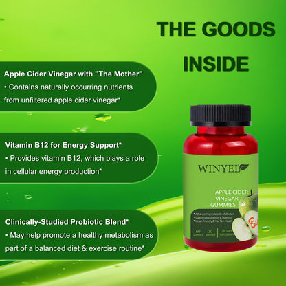 apple cider vinegar gummies for energy