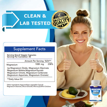 Magnesium Complex for Wellness 90 Capsules