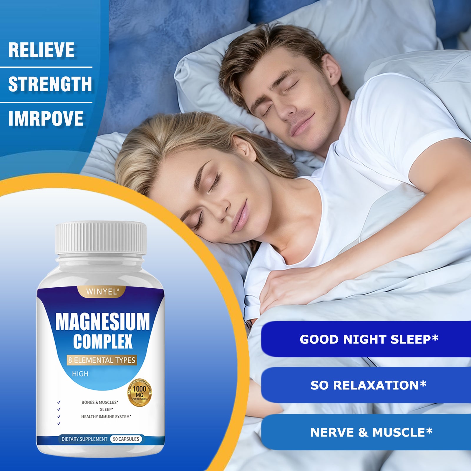 Magnesium Complex for Wellness 90 Capsules