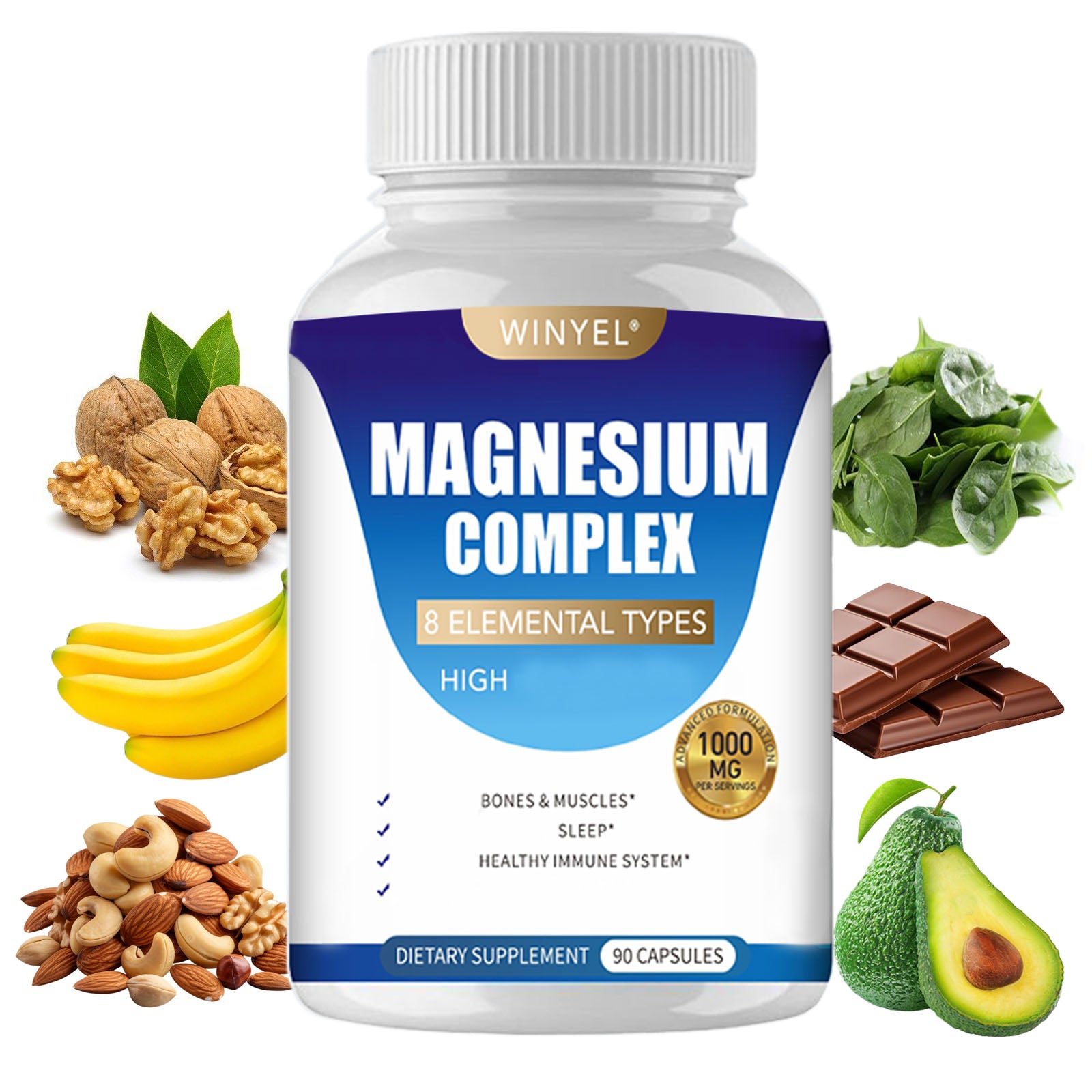Magnesium Complex for Wellness 90 Capsules