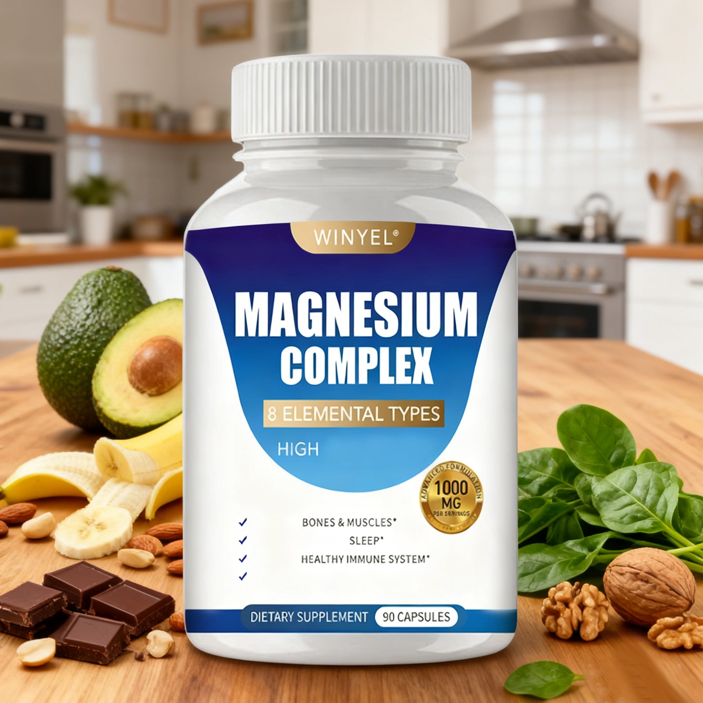 Magnesium Complex for Wellness 90 Capsules