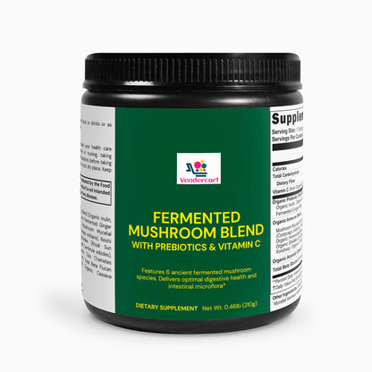 fermented mushroom blend for gut health